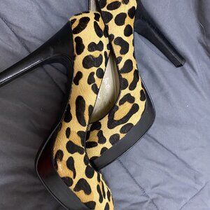 Calvin Klein Leopard Print Pumps